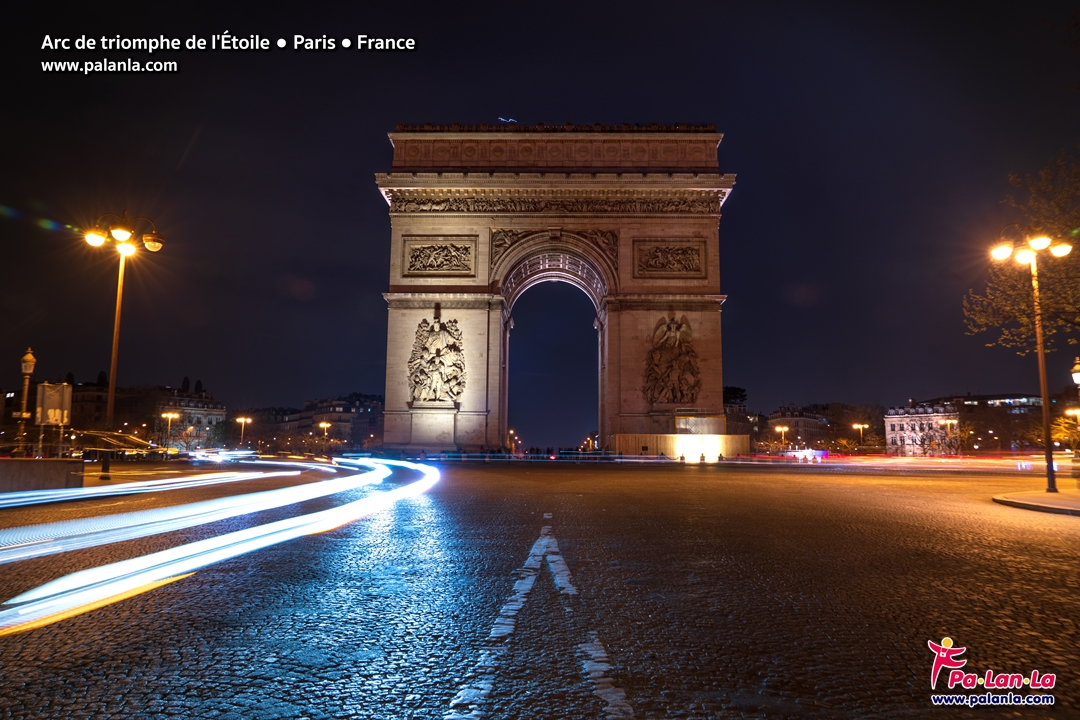 Arc de triomphe de l'Étoile and Avenue des Champs-Élysées
